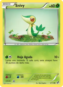 Snivy, Negro y Blanco 2