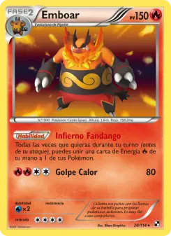 Emboar, Negro y Blanco 20