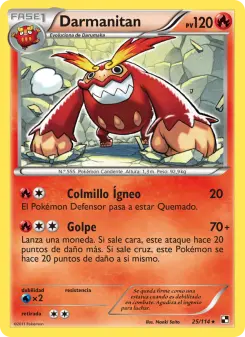 Darmanitan, Negro y Blanco 25