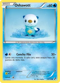 Oshawott, Negro y Blanco 28