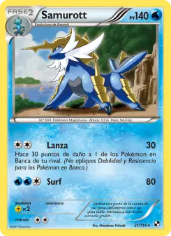Samurott, Negro y Blanco 31