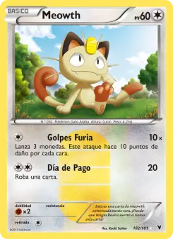Meowth, Nobles Victorias 102