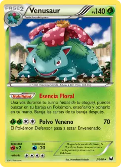 Venusaur, Oscuros Exploradores 3