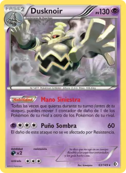 Dusknoir, Fronteras Cruzadas 63