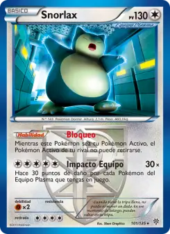 Snorlax, Tormenta Plasma 101