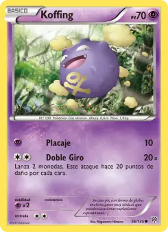 Koffing, Tormenta Plasma 56