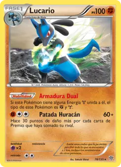 Lucario, Tormenta Plasma 78