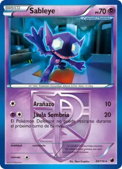 Sableye, Glaciación Plasma 49