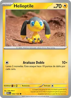 Helioptile, Megaevolución 052