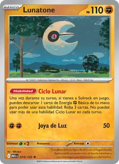 Lunatone, Megaevolución 074