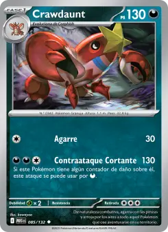 Crawdaunt, Megaevolución 085