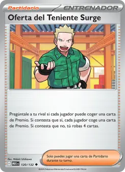 Oferta del Teniente Surge, Megaevolución 120