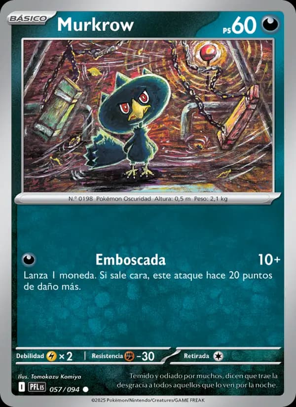 Murkrow, Fuegos Fantasmales 057