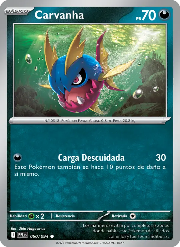 Carvanha, Fuegos Fantasmales 060