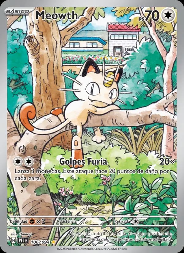 Meowth, Fuegos Fantasmales 106