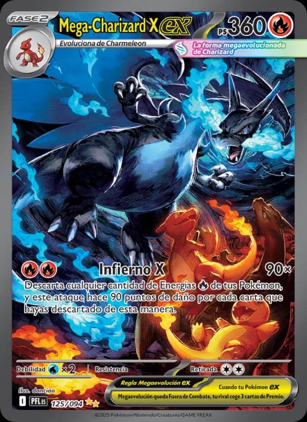 Mega-Charizard X ex, Fuegos Fantasmales 125