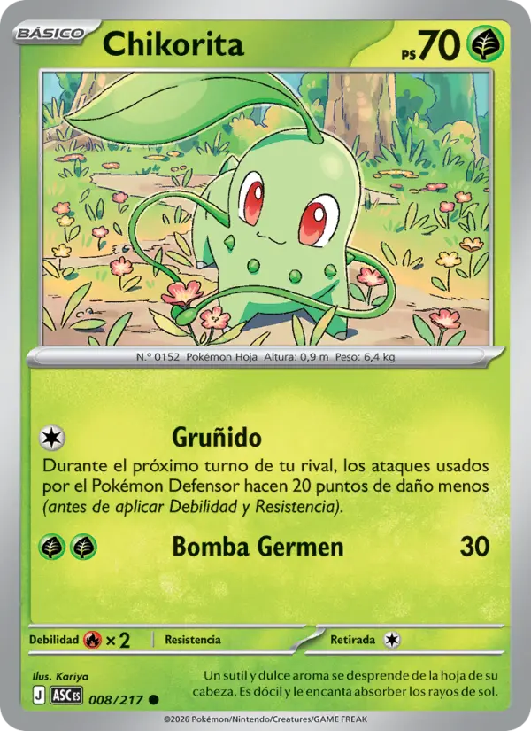 Chikorita, Héroes Ascendentes 008