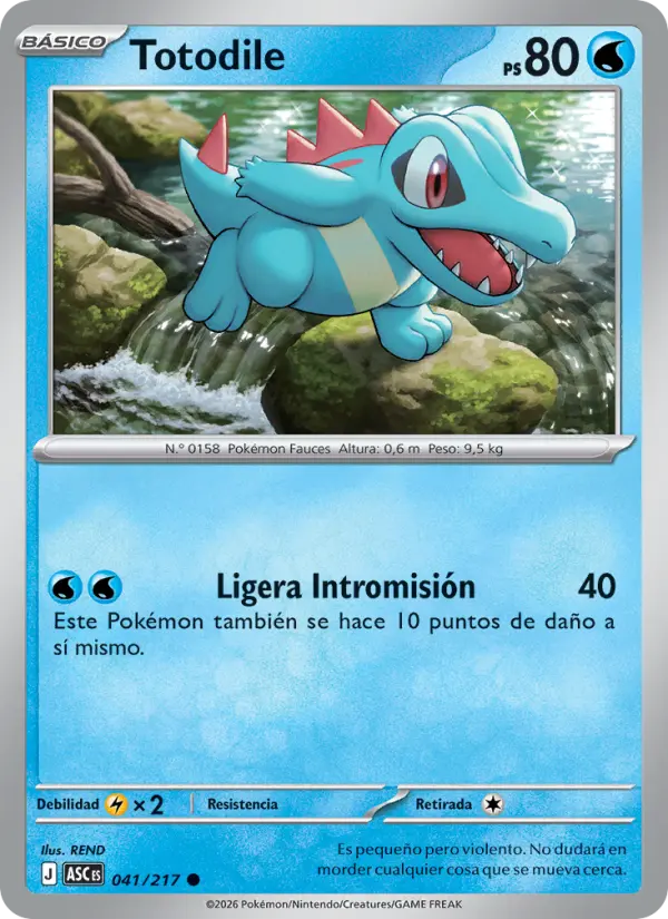 Totodile, Héroes Ascendentes 041