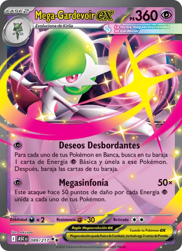 Mega-Gardevoir ex, Héroes Ascendentes 089