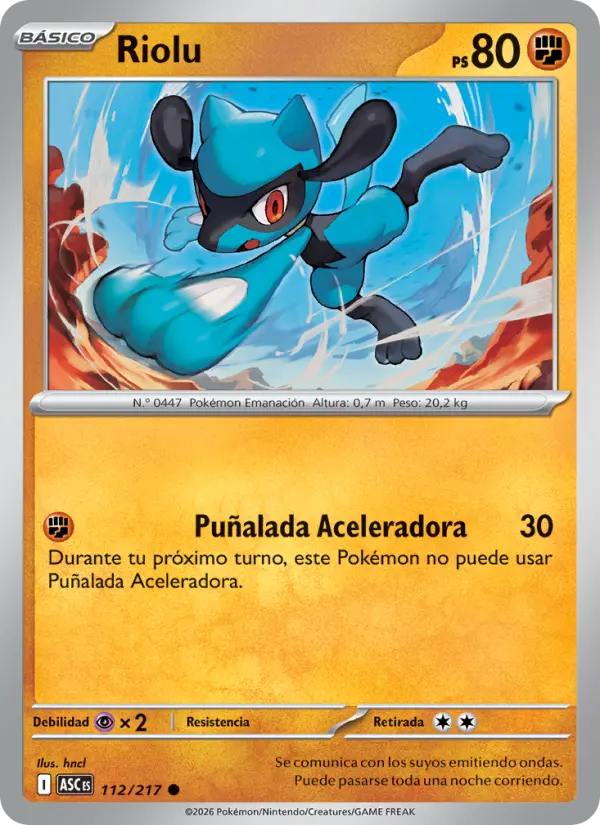 Riolu, Héroes Ascendentes 112