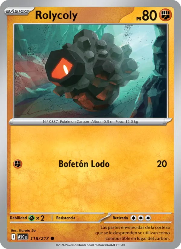 Rolycoly, Héroes Ascendentes 118