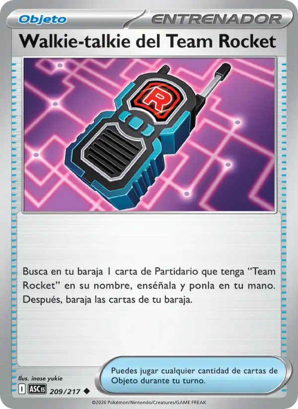 Walkie-talkie del Team Rocket, Héroes Ascendentes 209