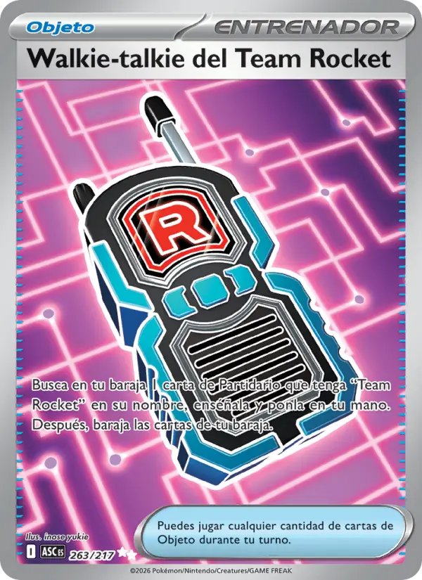 Walkie-talkie del Team Rocket, Héroes Ascendentes 263