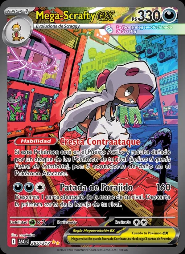 Mega-Scrafty ex, Héroes Ascendentes 285