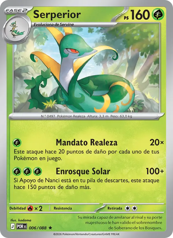 Serperior, Equilibrio Perfecto 006