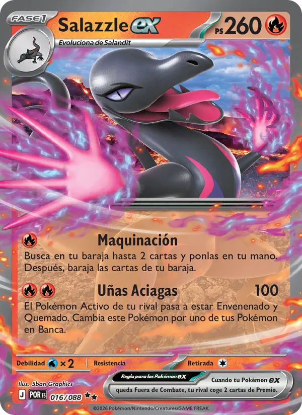 Salazzle ex, Equilibrio Perfecto 016