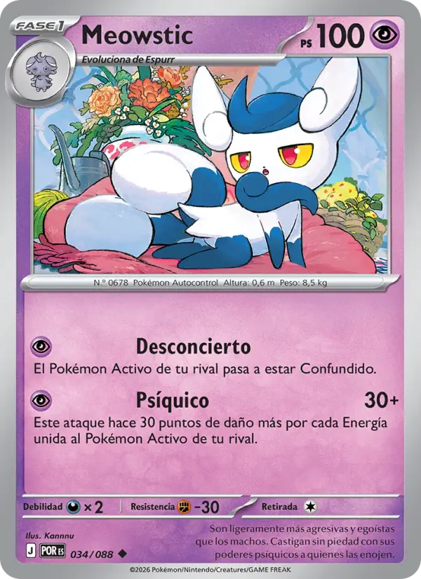 Meowstic, Equilibrio Perfecto 034
