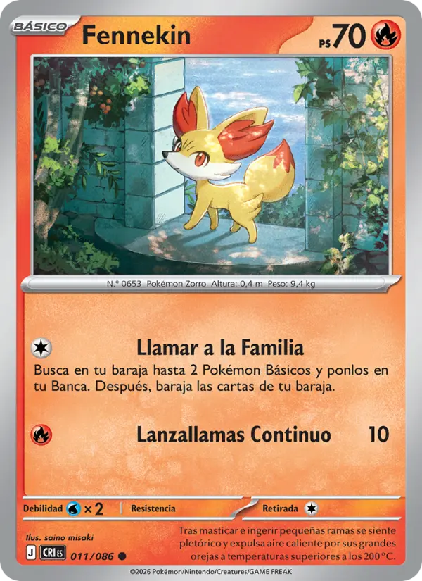 Fennekin, Caos Creciente 011