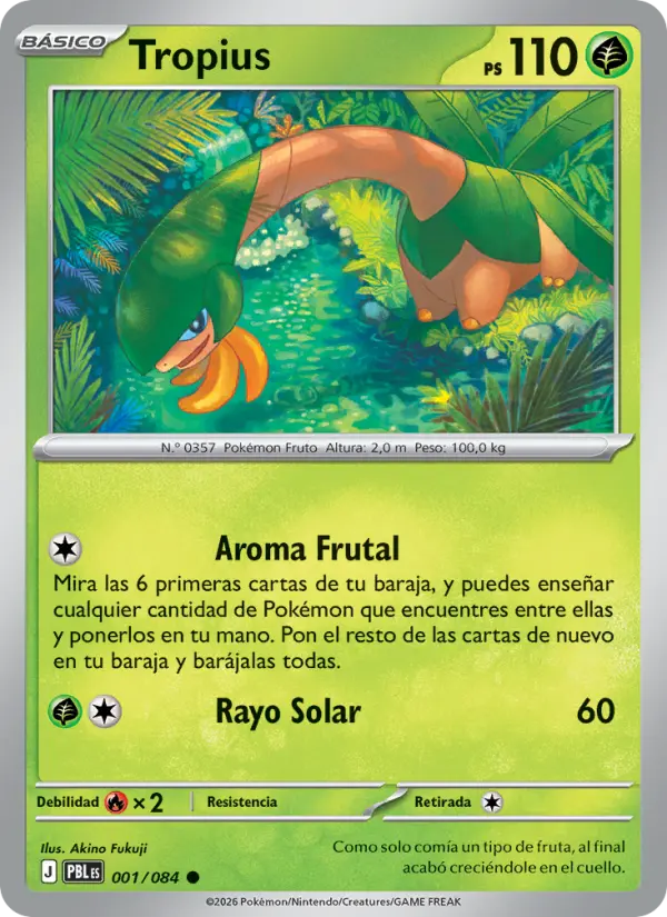 Tropius, Oscuridad Absoluta 001
