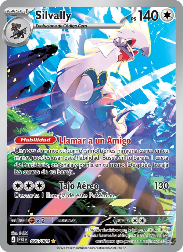 Silvally, Oscuridad Absoluta 095