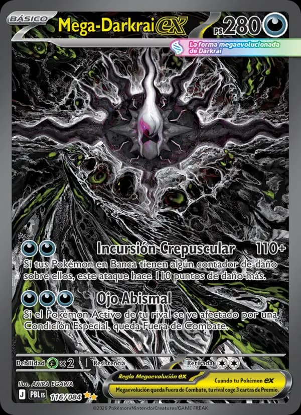 Mega-Darkrai ex, Oscuridad Absoluta 116