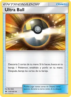 Ultra Ball, Sol y Luna 135