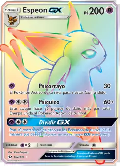 Espeon GX, Sol y Luna 152