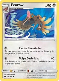 Fearow, Sol y Luna 98