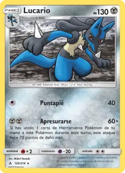 Lucario, Vínculos Indestructibles 126