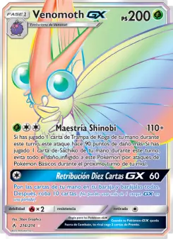Venomoth GX, Vínculos Indestructibles 216