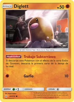 Diglett, Vínculos Indestructibles 85