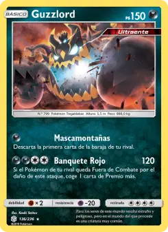 Guzzlord, Eclipse Cósmico 136