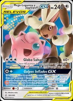 Mega-Lopunny y Jigglypuff GX, Eclipse Cósmico 165