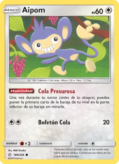 Aipom, Eclipse Cósmico 169