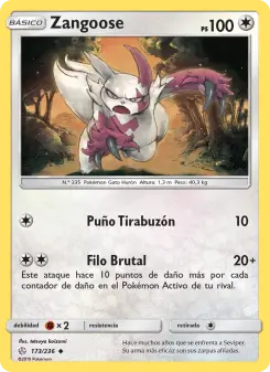 Zangoose, Eclipse Cósmico 173