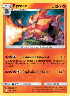 Pyroar, Eclipse Cósmico 37