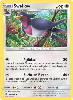 Swellow, Albor de Guadianes 104