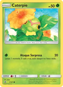 Caterpie, Sombras Ardientes 1