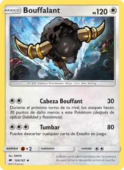 Bouffalant, Sombras Ardientes 108