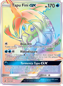 Tapu Fini GX, Sombras Ardientes 152